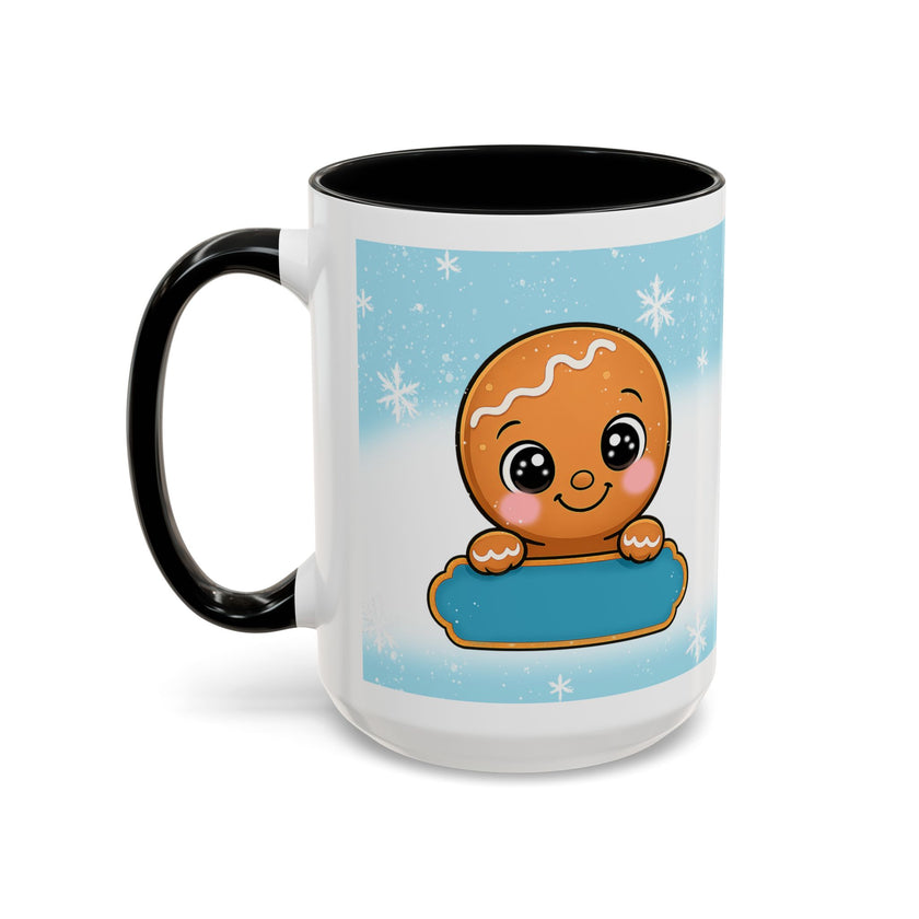 Cute Gingerbread Cookie Coffee Mug — Holiday Accent 11/15oz