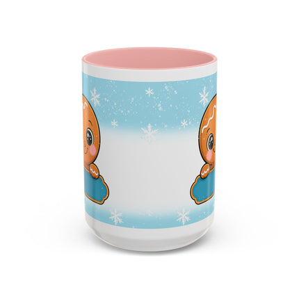 Cute Gingerbread Cookie Coffee Mug — Holiday Accent 11/15oz