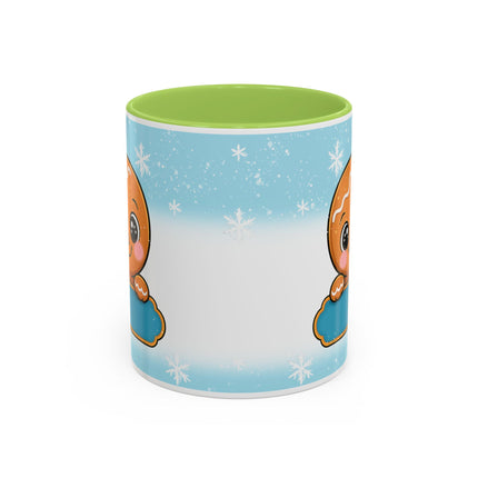 Cute Gingerbread Cookie Coffee Mug — Holiday Accent 11/15oz