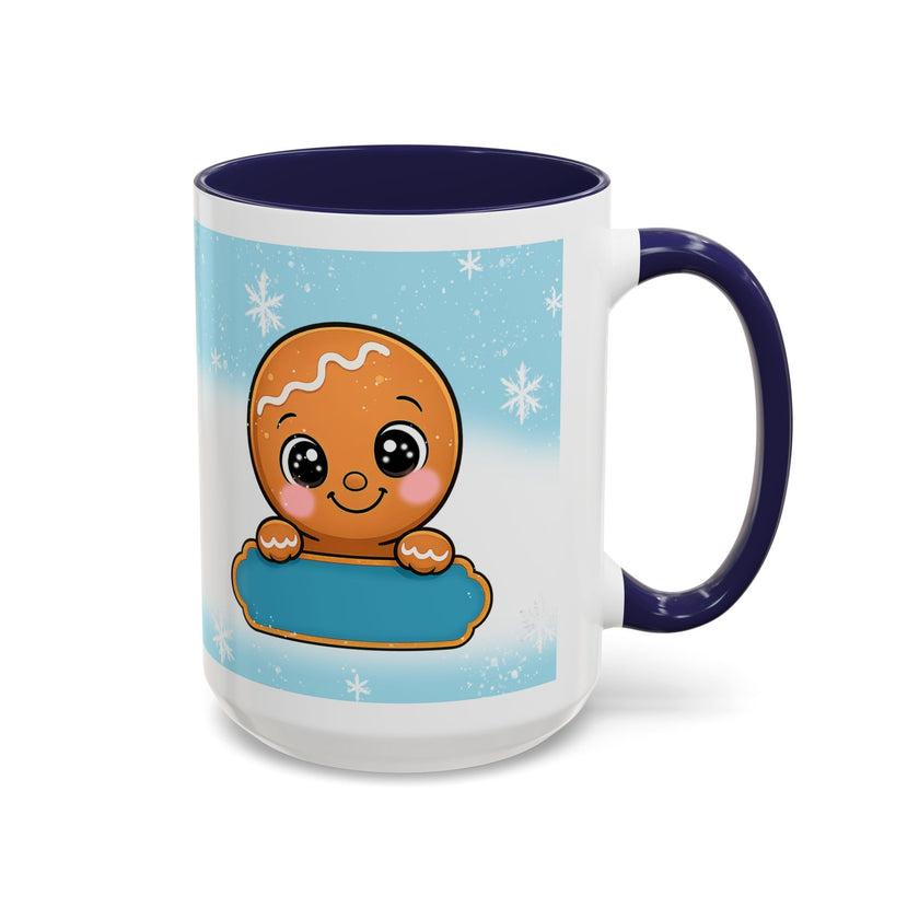 Cute Gingerbread Cookie Coffee Mug — Holiday Accent 11/15oz