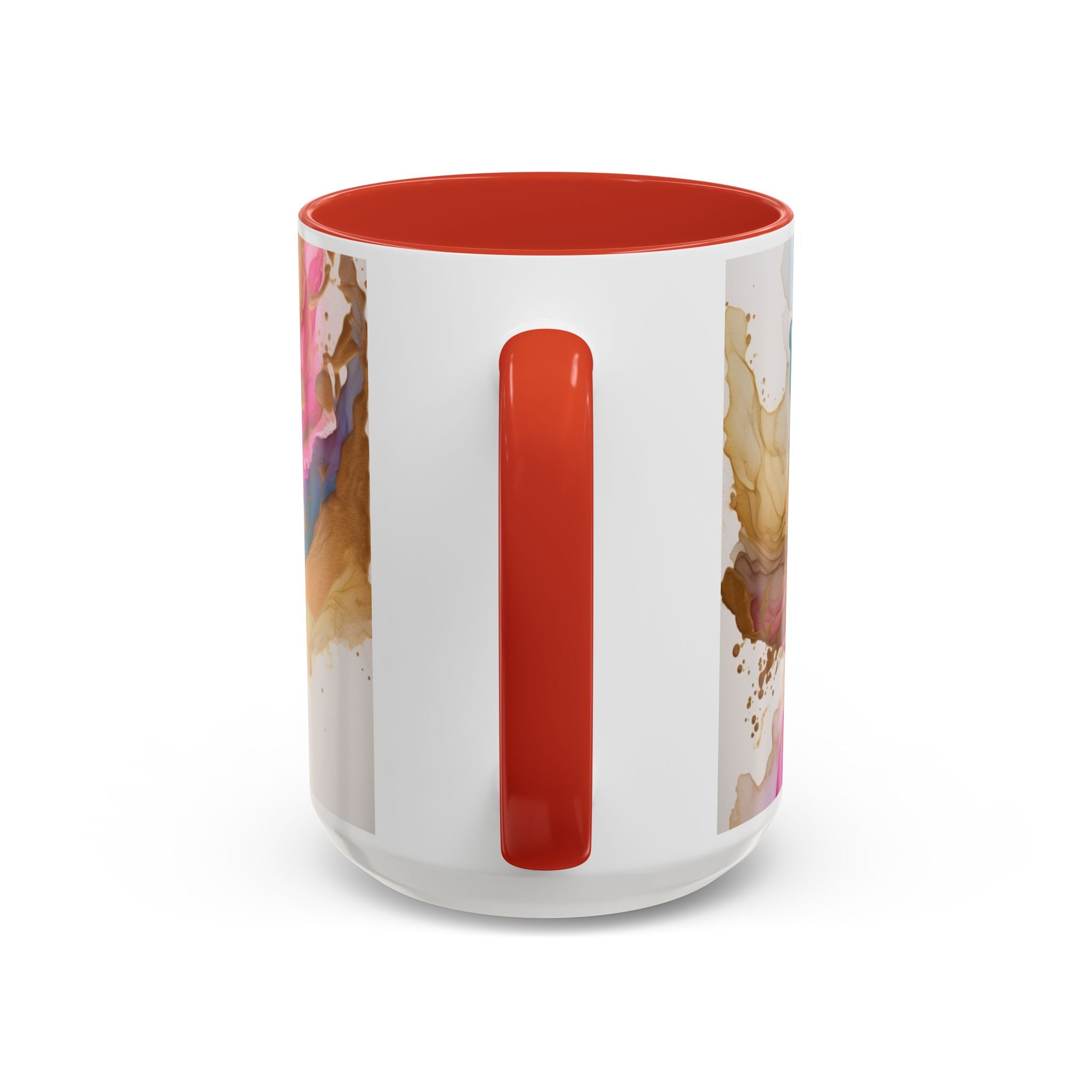Abstract Watercolor Swirl Coffee Mug (Accent, 11/15oz)