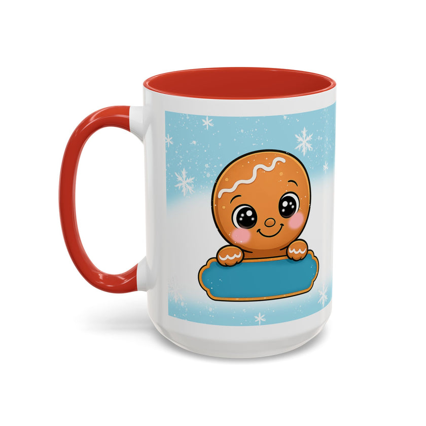 Cute Gingerbread Cookie Coffee Mug — Holiday Accent 11/15oz