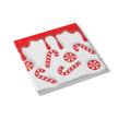 Candy Cane Ceramic Coaster — Holiday Peppermint Drink Coaster