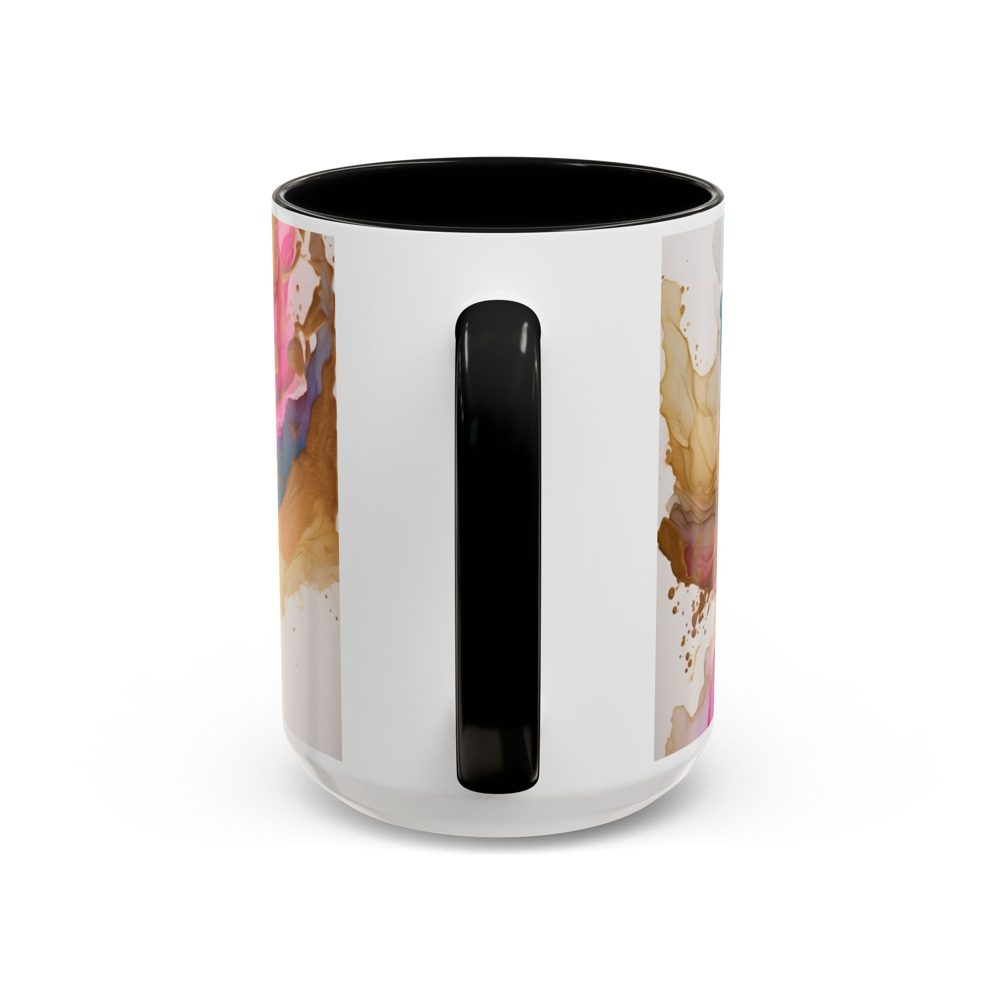 Abstract Watercolor Swirl Coffee Mug (Accent, 11/15oz)
