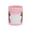 Cute Highland Cow Coffee Mug — Pink Accent Mug with Bow (11/15oz)