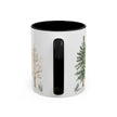 Watercolor Winter Trees Accent Coffee Mug — 11/15oz