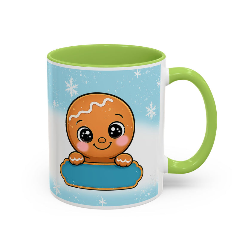 Cute Gingerbread Cookie Coffee Mug — Holiday Accent 11/15oz