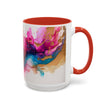 Abstract Watercolor Swirl Coffee Mug (Accent, 11/15oz)