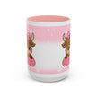 Cute Highland Cow Coffee Mug — Pink Accent Mug with Bow (11/15oz)