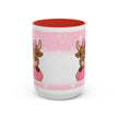 Cute Highland Cow Coffee Mug — Pink Accent Mug with Bow (11/15oz)