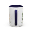 Watercolor Winter Trees Accent Coffee Mug — 11/15oz