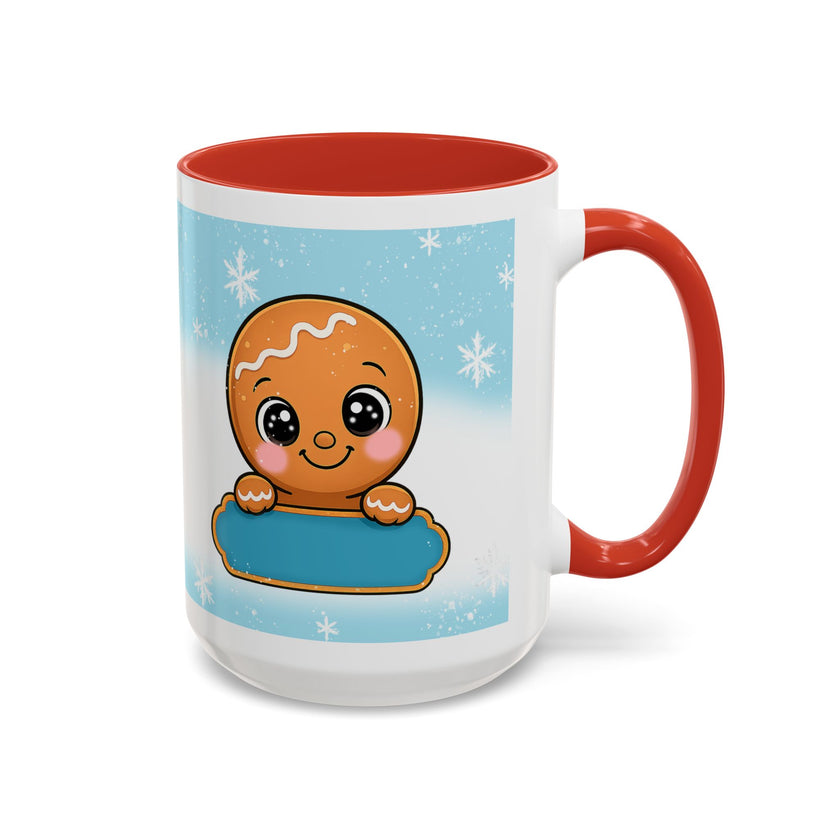 Cute Gingerbread Cookie Coffee Mug — Holiday Accent 11/15oz